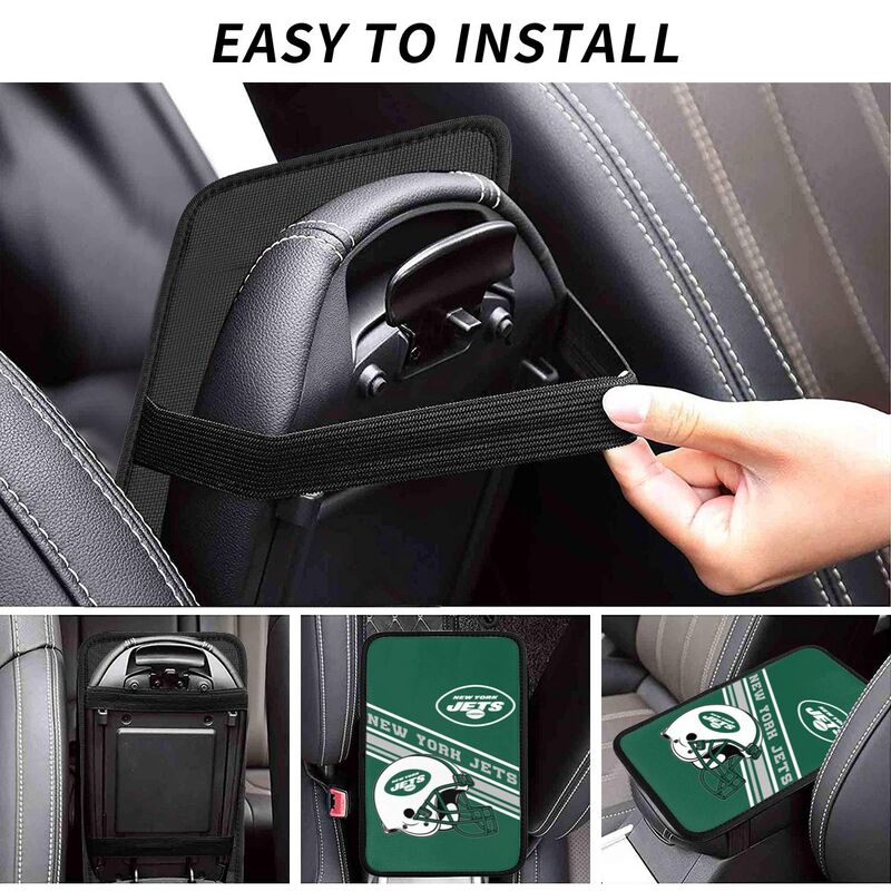 New York Jets Print armrest protective cover car armrest box cushion