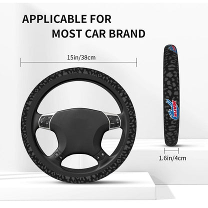 Buffalo Bills Printed elastic steering wheel cover car steering wheel protective cover