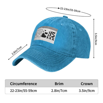Vintage Printed Printed unisex baseball cap adjustable cap outdoor sun hats trucker hat