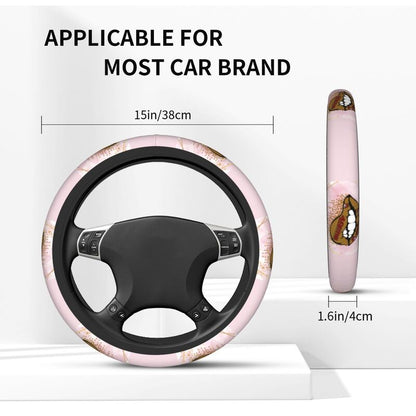 San Francisco 49ers 1 Printed breathable elastic steering wheel anti slip cover