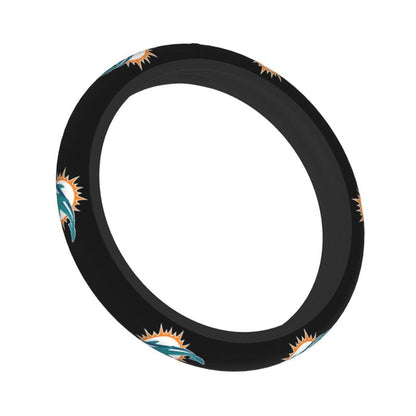Miami Dolphins Printed breathable elastic steering wheel cover