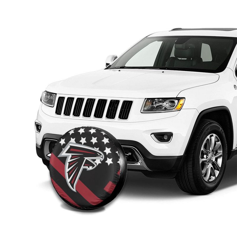Atlanta Falcons printed car tire cover dustproof and waterproof tire cover