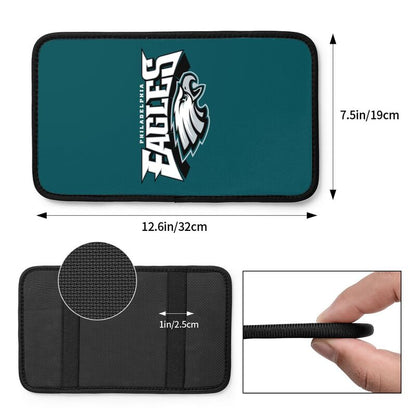 Car armrest box pad Philadelphia Eagles 1 Printed central armrest box elbow pad