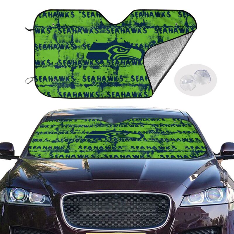 Seattle Seahawks Printed front windshield sunshade car windshield sunshade (multi size)