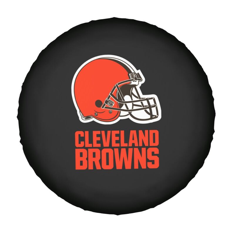 Cleveland Browns 3 Printing tire protection cover car sun protection tire protection covers