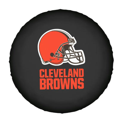 Cleveland Browns 3 Printing tire protection cover car sun protection tire protection covers