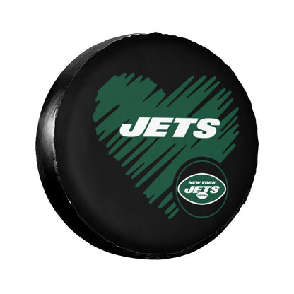 New York Jets Printed car spare tire dust protection cover tire protection cover