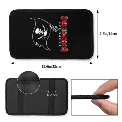 Car armrest box pad Tampa Bay Buccaneers Printed center armrest box pad protective pad