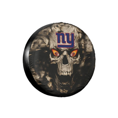New York Giants print Skull print car tire cover tire dust cover