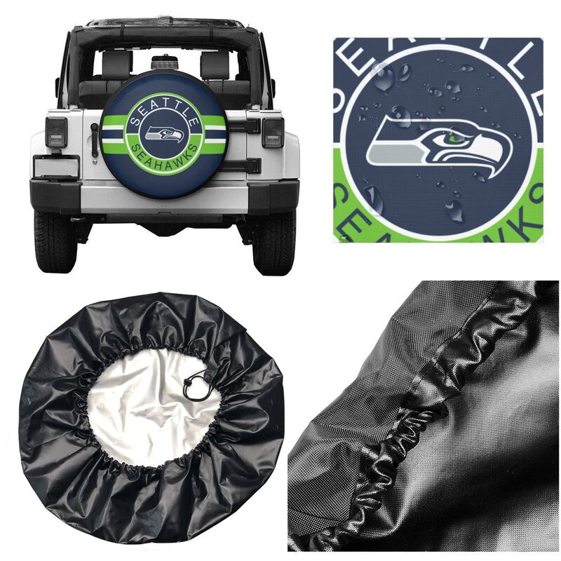 Seattle Seahawks Print tire protection cover car sun protection tire protection cover