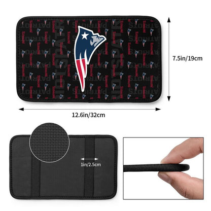 New England Patriots printed Car handrail cushion Personalized car armrest cover