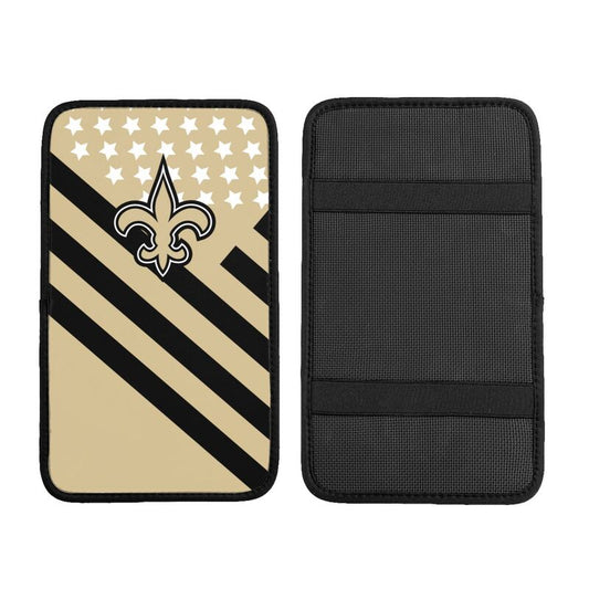 New Orleans Saints Printed car armrest box pad anti-abrasion pad