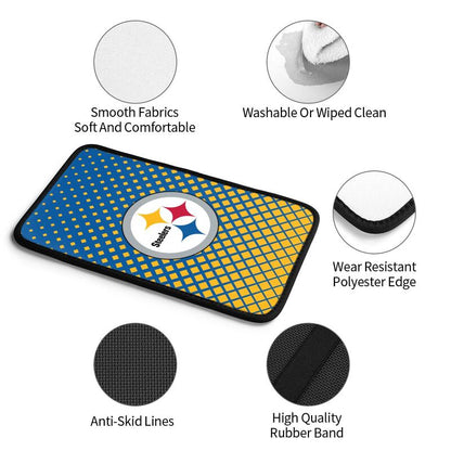 Pittsburgh Steelers Car handrail box cushion Personalized printed car armrest cover