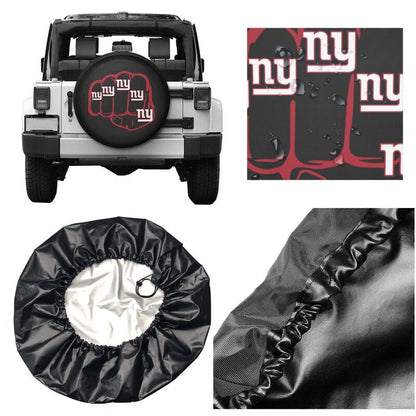 New York Giants Print tire protection cover car spare tire dust protection covers
