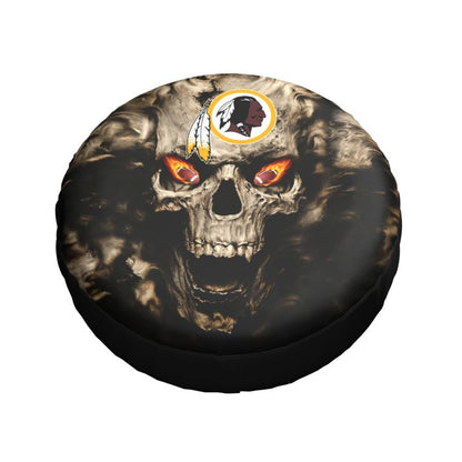 Washington Redskins print Skull print car tire cover tire dust cover