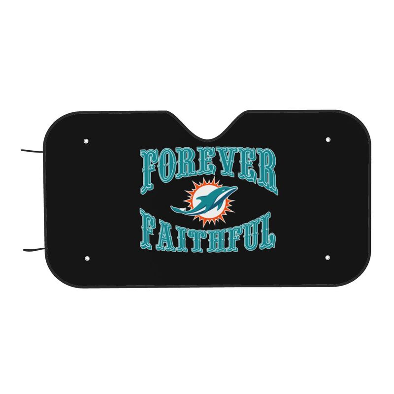 Miami Dolphins Printing car multi size front windshield sunshade car windshield sunshade
