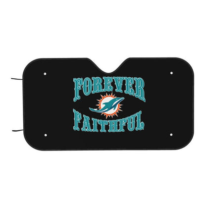 Miami Dolphins Printing car multi size front windshield sunshade car windshield sunshade