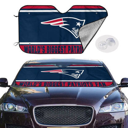 New England Patriots Printing is suitable for car front windshield sunshades Car windshield sunshades