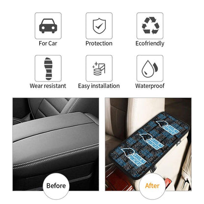 Carolina Panthers1 Printed car armrest box pad anti-abrasion pad