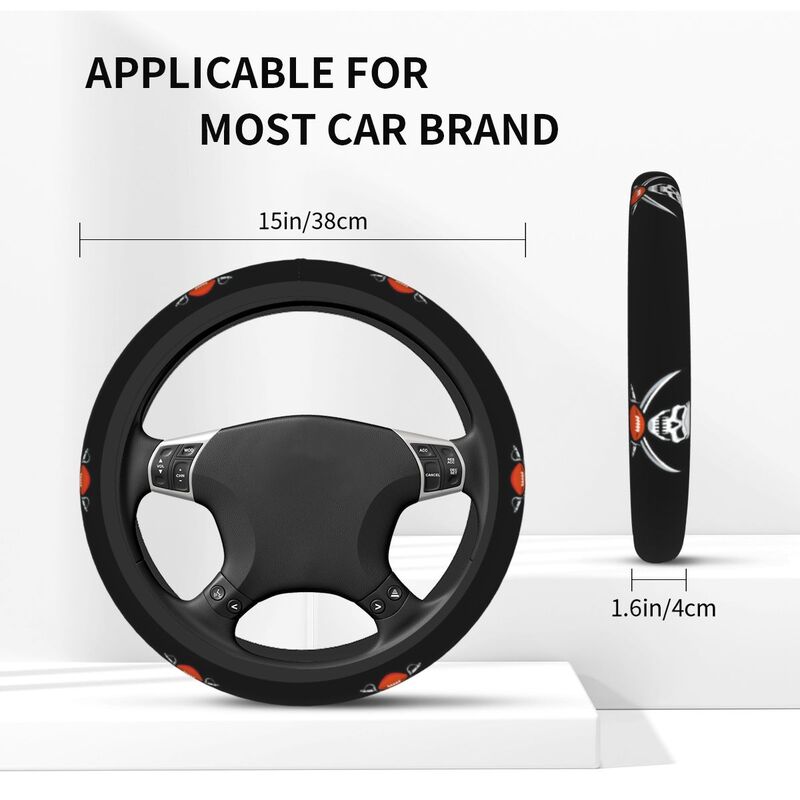 Tampa Bay Buccaneers 1 Printed breathable elastic steering wheel protective cover