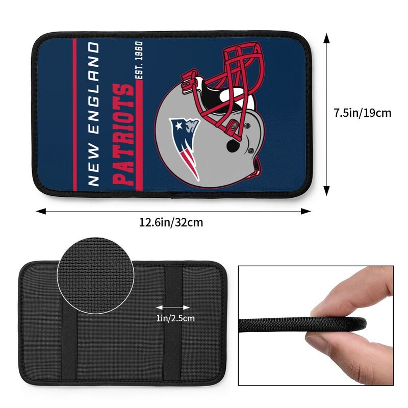 New England Patriots Print car armrest box cushion armrest protective cover