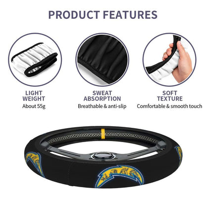 San Diego Chargers 1 Printed breathable elastic steering wheel cover anti slip cover
