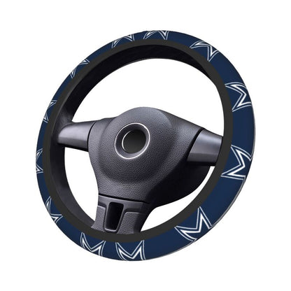 Dallas Cowboys 2 Printed elastic steering wheel cover breathable protective cover
