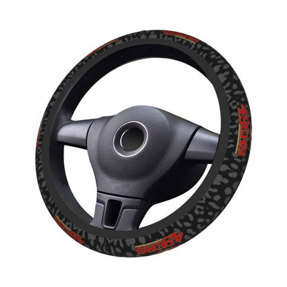 San Francisco 49ers Printed elastic steering wheel cover car anti-skid cover