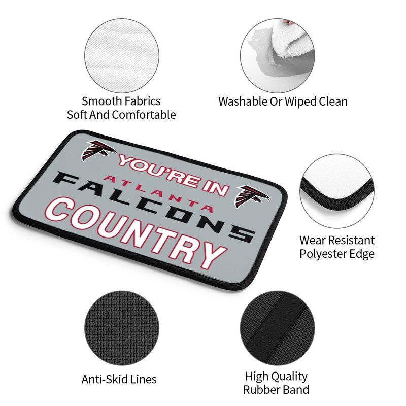 Atlanta Falcons Printed car armrest box pad elbow support pad