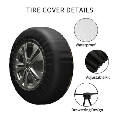 New York Giants print Skull print car tire cover tire dust cover