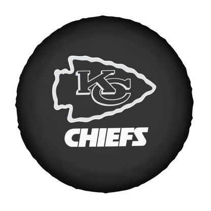 Kansas City Chiefs Print tire protection covers car sunscreen tire protection covers
