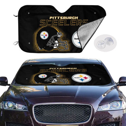 Pittsburgh Steelers Printing Car windshield sunshades is suitable car front windshield sunshades