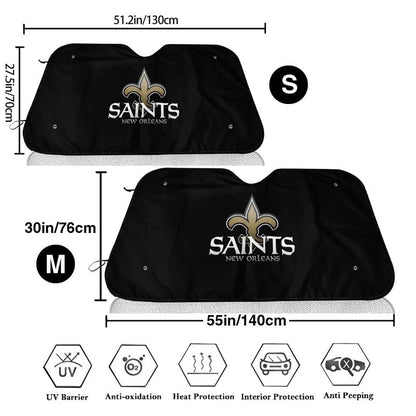New Orleans Saints Printed suitable for front Car windshield sunshades Car windshield sunshades