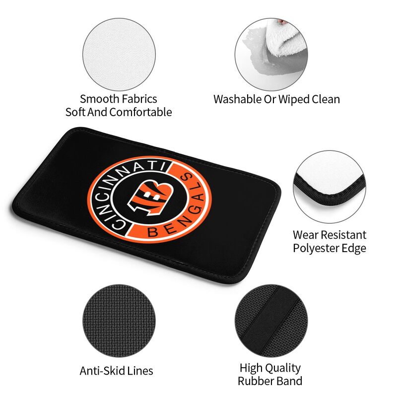 Cincinnati Bengals print car armrest protective cover Car center console armrest pad