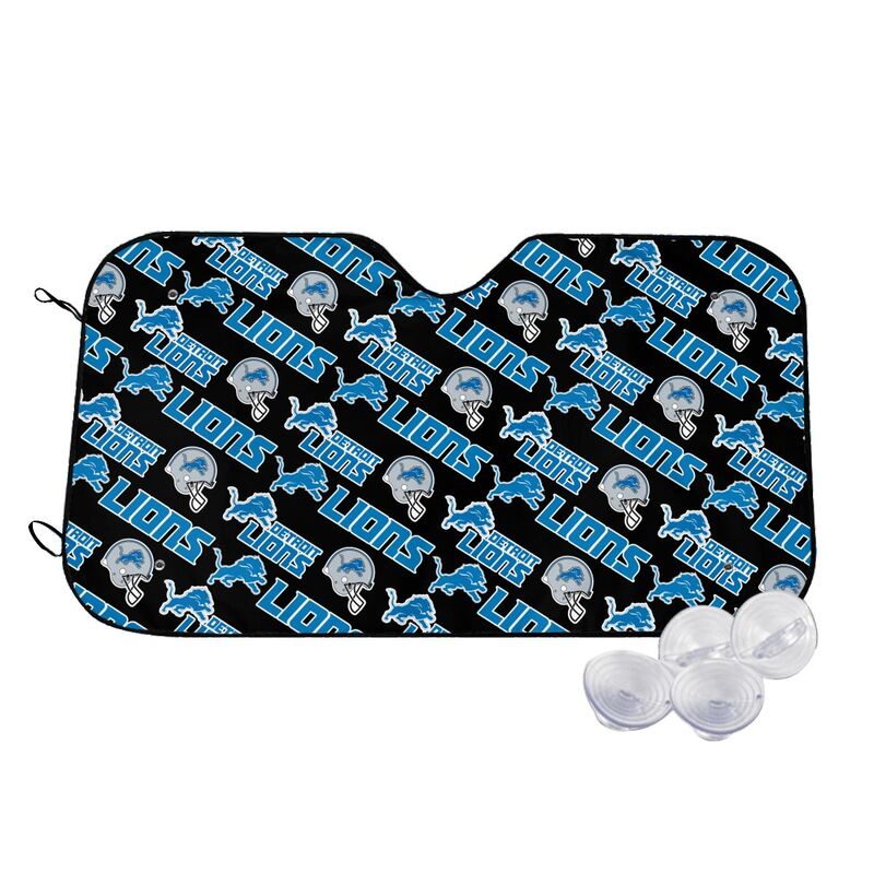 Detroit Lions Printed suitable for front Car windshield sunshades Car windshield sunshades