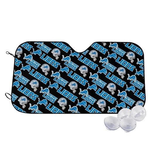 Detroit Lions Printed suitable for front Car windshield sunshades Car windshield sunshades