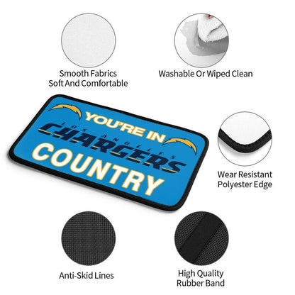 San Diego Chargers Printed car armrest box pad elbow support pad
