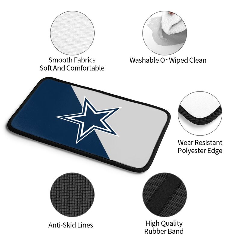 Dallas Cowboys Printed car armrest box pad elbow protection pad
