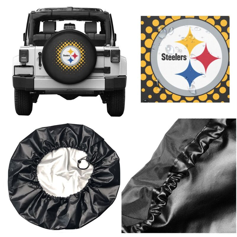 Pittsburgh Steelers Printing tire protection cover car sun protection tire protection cover