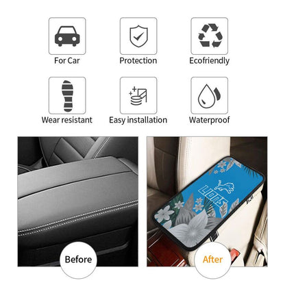 Detroit Lions Car armrest box protective cover car center console armrest pad