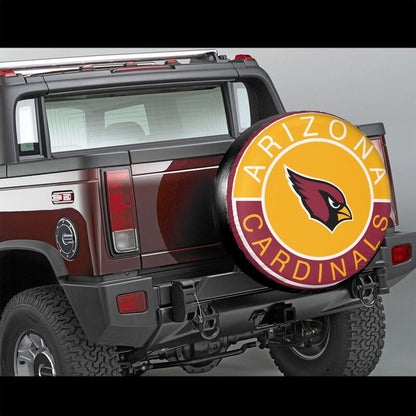 Arizona Cardinals Printed tire protection cover car spare tire dust protection covers