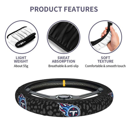 Tennessee Titans Printed elastic steering wheel cover car steering wheel protective cover