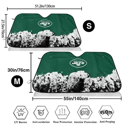 New York Jets Print car front windshield sunshade car windshield sunshade (multi size)