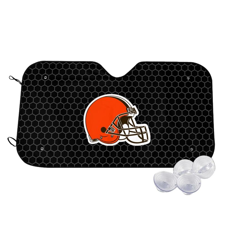 Cleveland Browns 2 Printed is suitable front Car windshield sunshades Car windshield sunshades