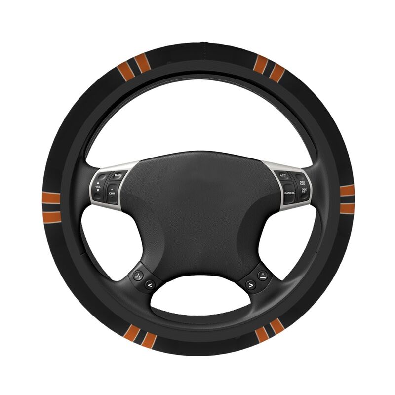 Cleveland Browns 2 Printed car anti-skid cover elastic steering wheel cover