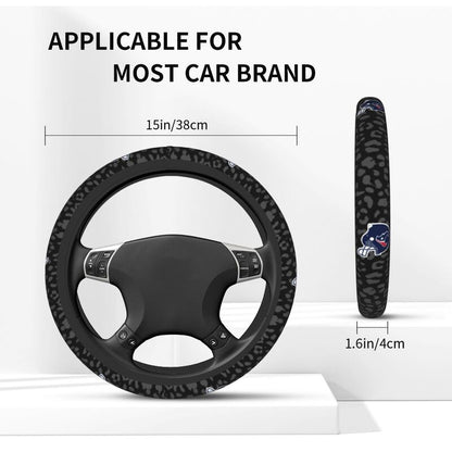 Houston Texans Printed elastic steering wheel cover car steering wheel protective cover