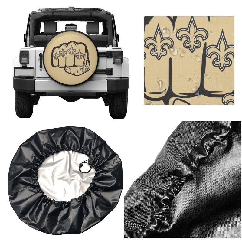 New Orleans Saints Print tire protection cover car spare tire dust protection covers