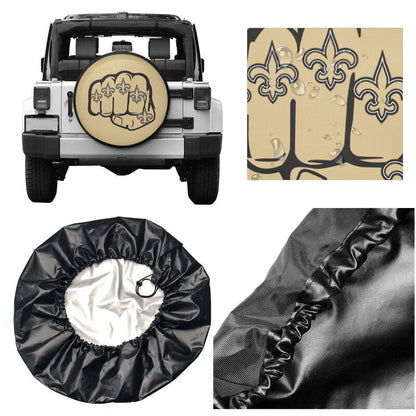 New Orleans Saints Print tire protection cover car spare tire dust protection covers
