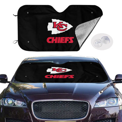 Kansas City Chiefs Print is suitable for front Car windshield sunshades Car windshield sunshades