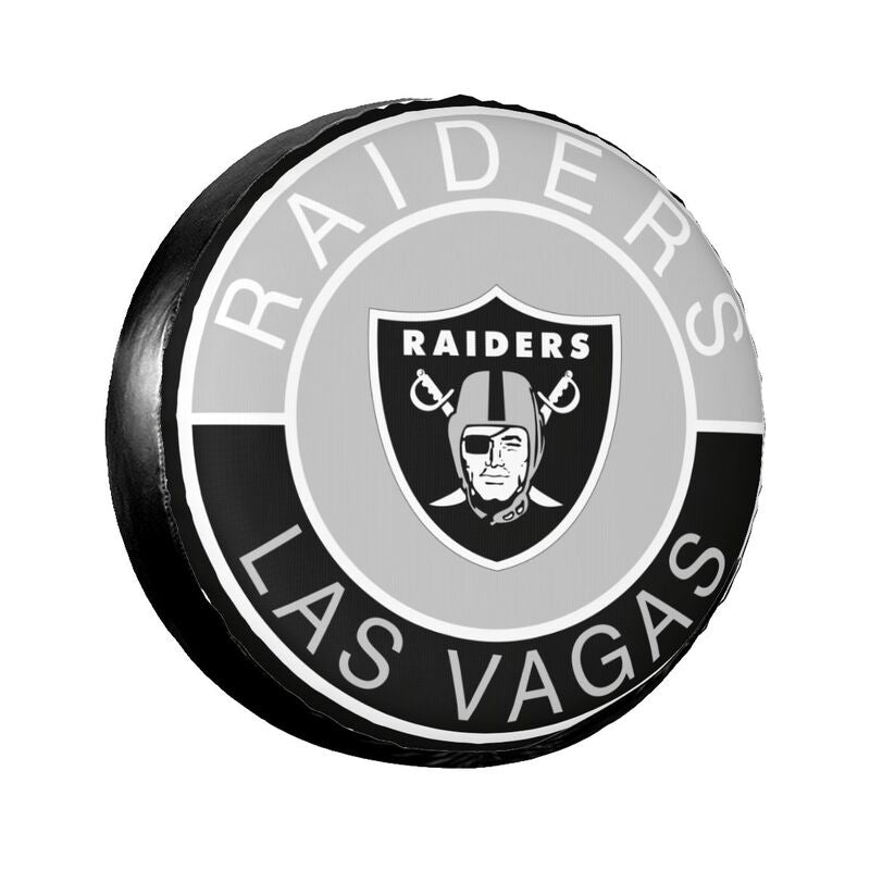 Las Vegas Raiders Printed tire protection cover car spare tire dust protection covers